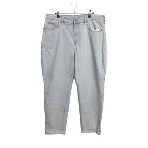 Old Navy O.G. Straight Jeans Womens 16 Light Blue Curvy Fit High Waisted